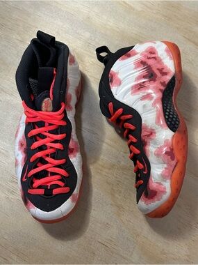 Nike Air Foamposite One Prm Thermal Map 2013 Sneaker Athletic 575420-600 Men 8.5